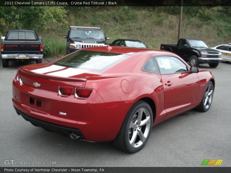Crystal Red Tintcoat / Black 2013 Chevrolet Camaro LT/RS Coupe