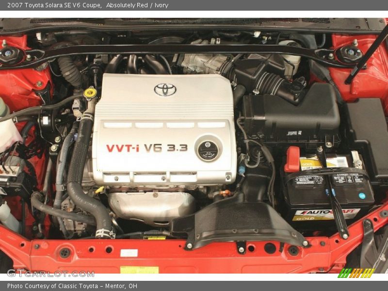 Absolutely Red / Ivory 2007 Toyota Solara SE V6 Coupe