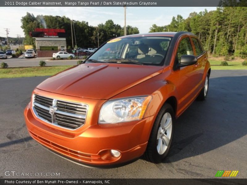 Mango Tango Pearl / Dark Slate/Medium Graystone 2011 Dodge Caliber Mainstreet
