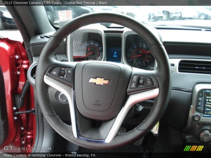 Crystal Red Tintcoat / Black 2013 Chevrolet Camaro LT/RS Coupe