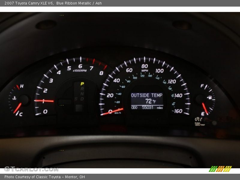 Blue Ribbon Metallic / Ash 2007 Toyota Camry XLE V6