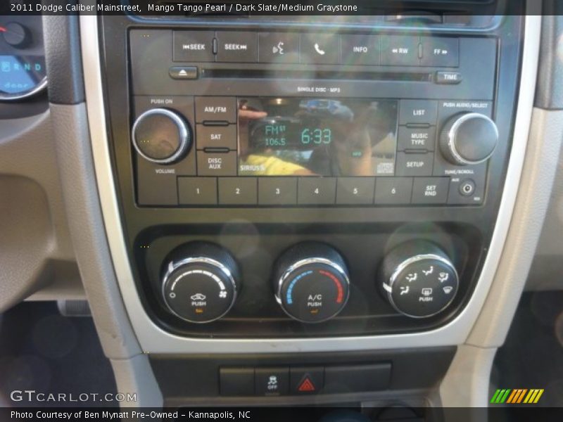 Mango Tango Pearl / Dark Slate/Medium Graystone 2011 Dodge Caliber Mainstreet