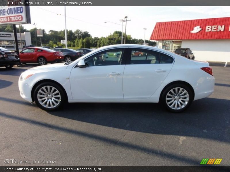 Summit White / Ebony 2011 Buick Regal CXL Turbo