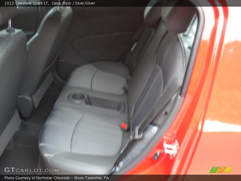 Salsa (Red) / Silver/Silver 2013 Chevrolet Spark LT