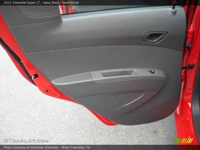 Salsa (Red) / Silver/Silver 2013 Chevrolet Spark LT