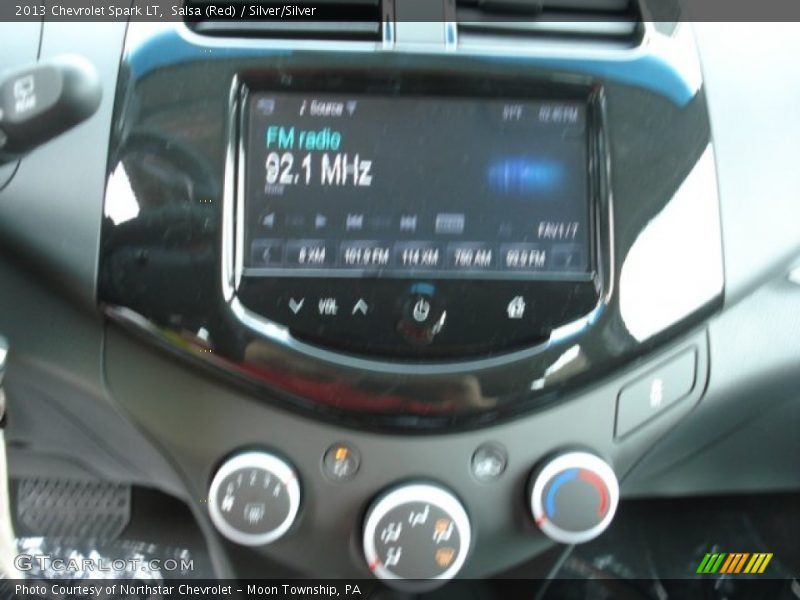 Salsa (Red) / Silver/Silver 2013 Chevrolet Spark LT