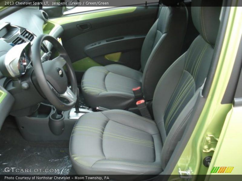 Front Seat of 2013 Spark LT