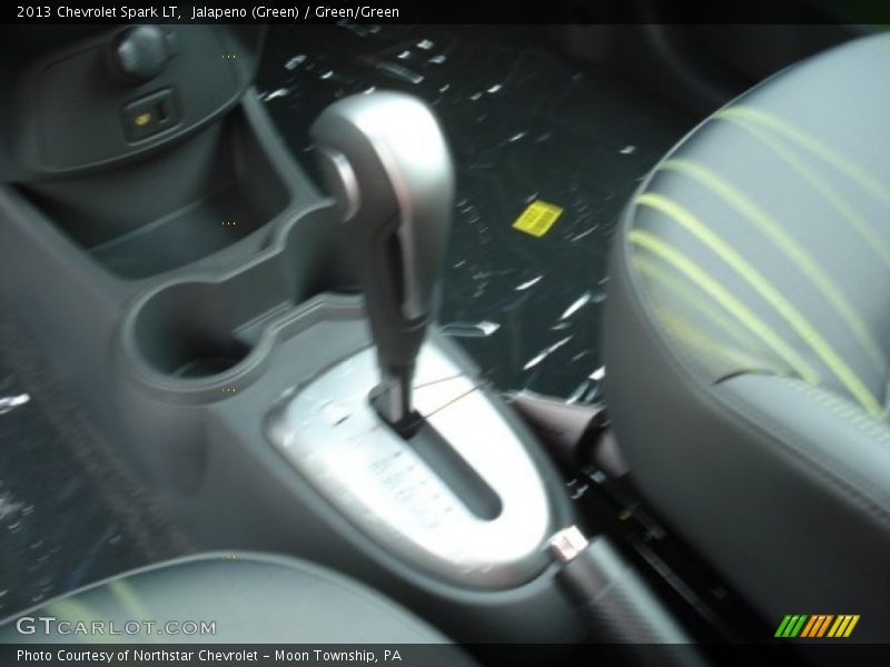 Jalapeno (Green) / Green/Green 2013 Chevrolet Spark LT