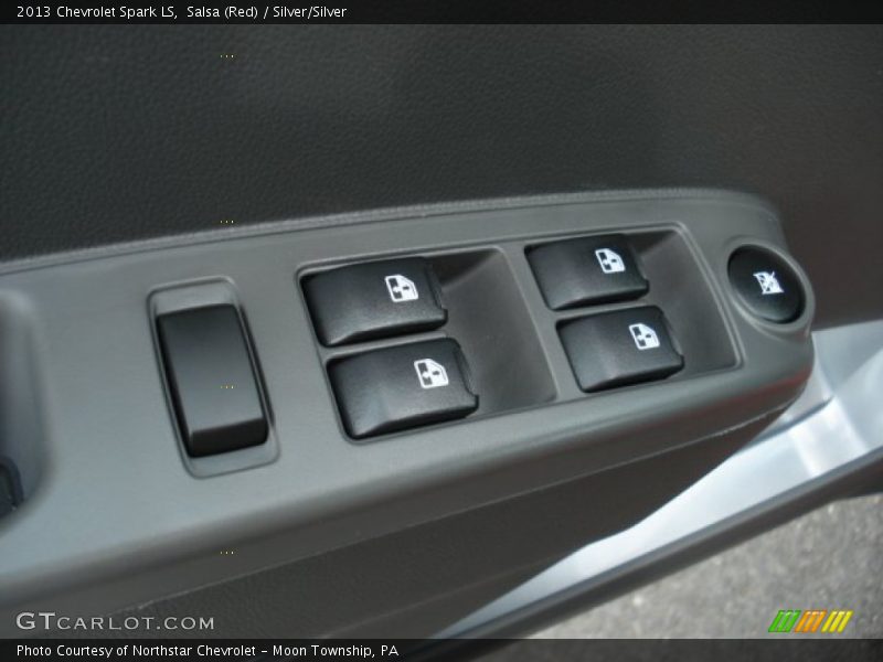 Salsa (Red) / Silver/Silver 2013 Chevrolet Spark LS