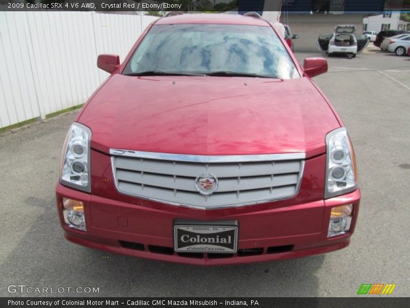 Crystal Red / Ebony/Ebony 2009 Cadillac SRX 4 V6 AWD