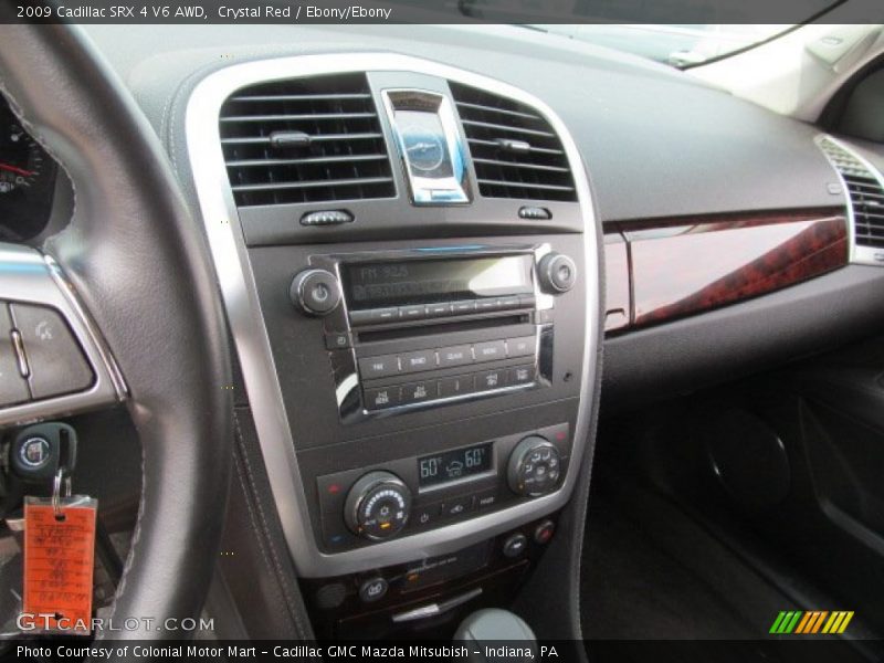 Crystal Red / Ebony/Ebony 2009 Cadillac SRX 4 V6 AWD