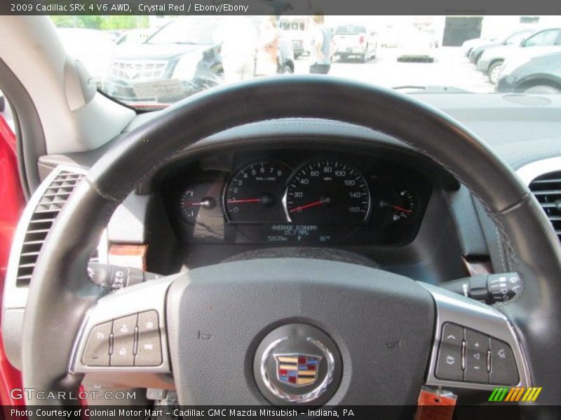 Crystal Red / Ebony/Ebony 2009 Cadillac SRX 4 V6 AWD