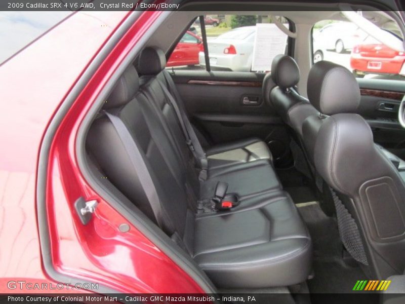 Crystal Red / Ebony/Ebony 2009 Cadillac SRX 4 V6 AWD