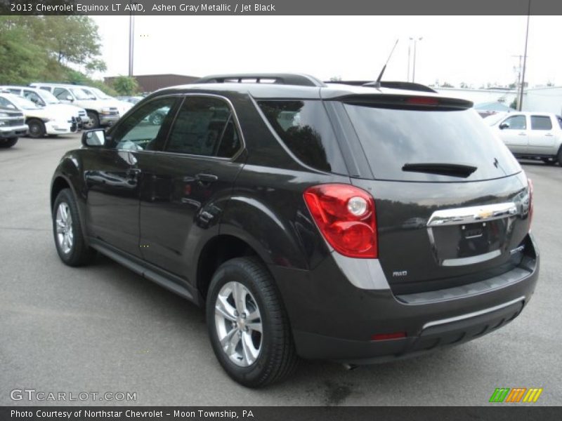 Ashen Gray Metallic / Jet Black 2013 Chevrolet Equinox LT AWD