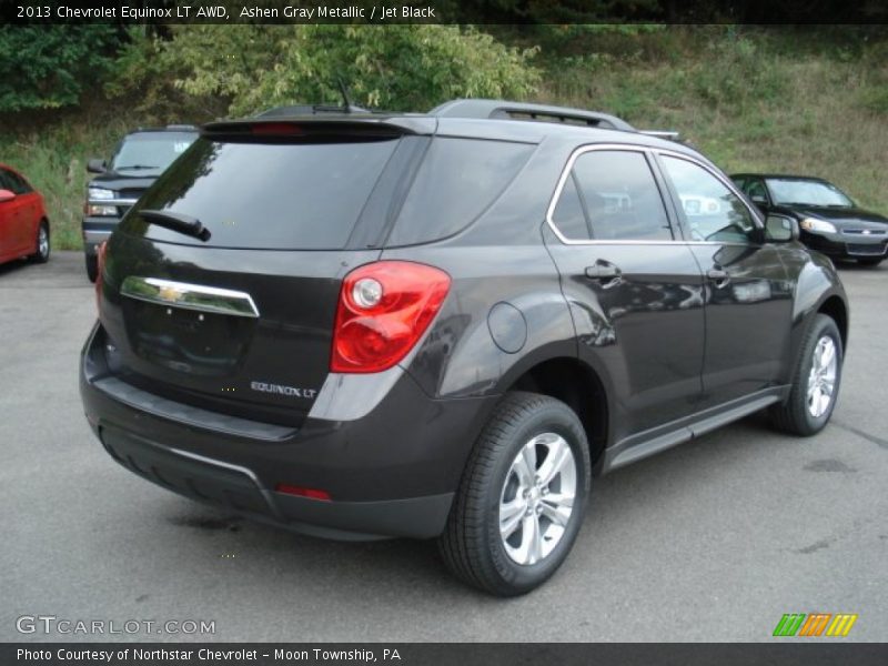 Ashen Gray Metallic / Jet Black 2013 Chevrolet Equinox LT AWD