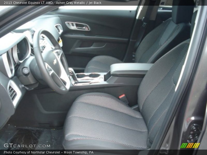 Ashen Gray Metallic / Jet Black 2013 Chevrolet Equinox LT AWD