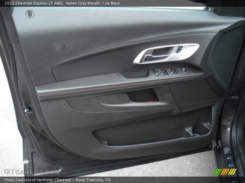 Ashen Gray Metallic / Jet Black 2013 Chevrolet Equinox LT AWD