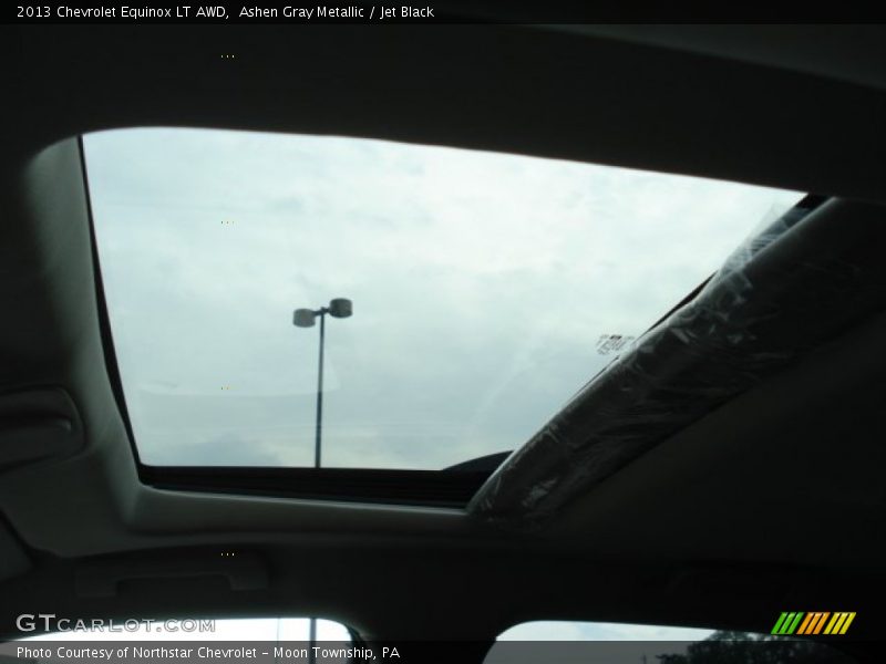 Ashen Gray Metallic / Jet Black 2013 Chevrolet Equinox LT AWD