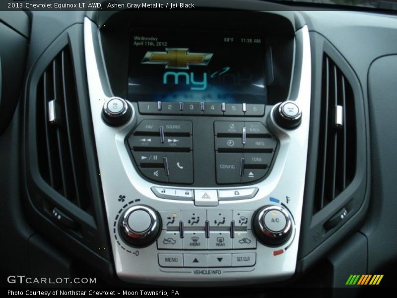 Ashen Gray Metallic / Jet Black 2013 Chevrolet Equinox LT AWD