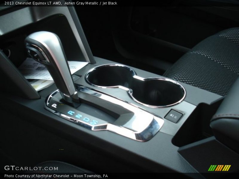 Ashen Gray Metallic / Jet Black 2013 Chevrolet Equinox LT AWD