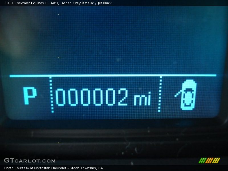 Ashen Gray Metallic / Jet Black 2013 Chevrolet Equinox LT AWD
