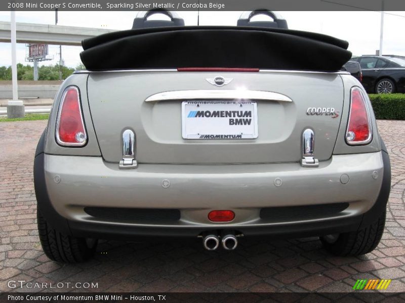 Sparkling Silver Metallic / Cordoba Beige 2008 Mini Cooper S Convertible