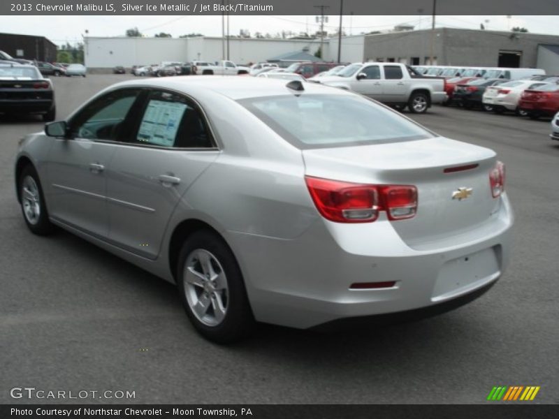 Silver Ice Metallic / Jet Black/Titanium 2013 Chevrolet Malibu LS