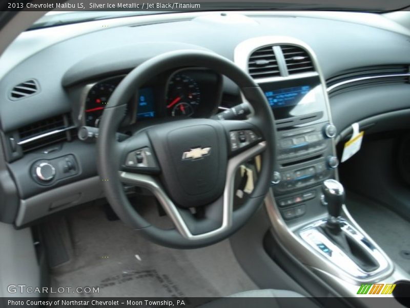Silver Ice Metallic / Jet Black/Titanium 2013 Chevrolet Malibu LS