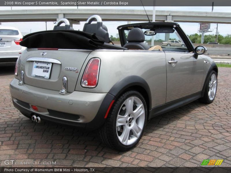 Sparkling Silver Metallic / Cordoba Beige 2008 Mini Cooper S Convertible