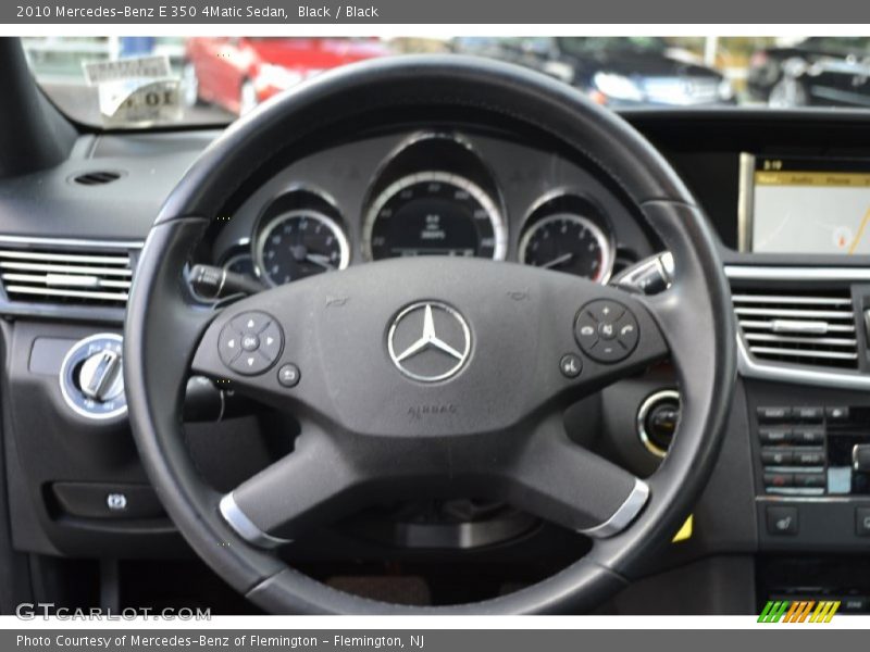 Black / Black 2010 Mercedes-Benz E 350 4Matic Sedan