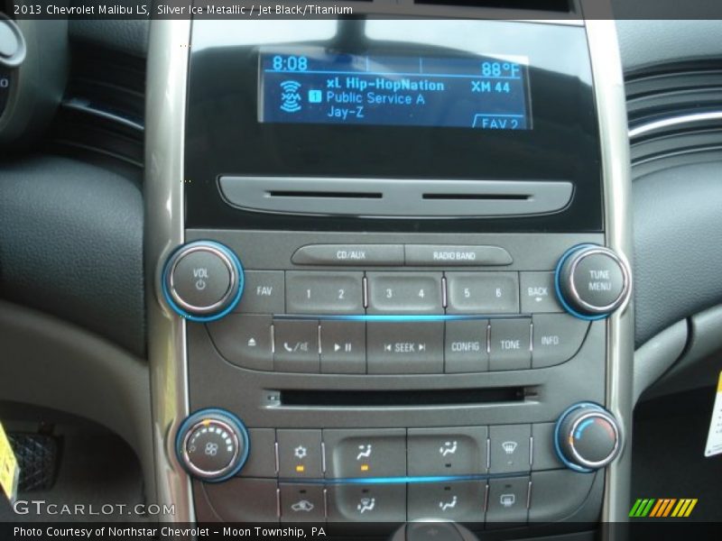 Silver Ice Metallic / Jet Black/Titanium 2013 Chevrolet Malibu LS