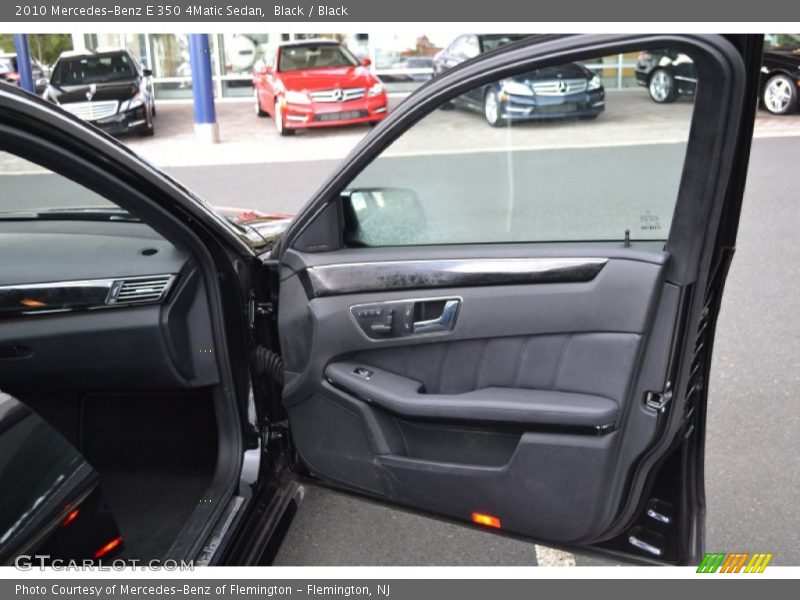 Black / Black 2010 Mercedes-Benz E 350 4Matic Sedan