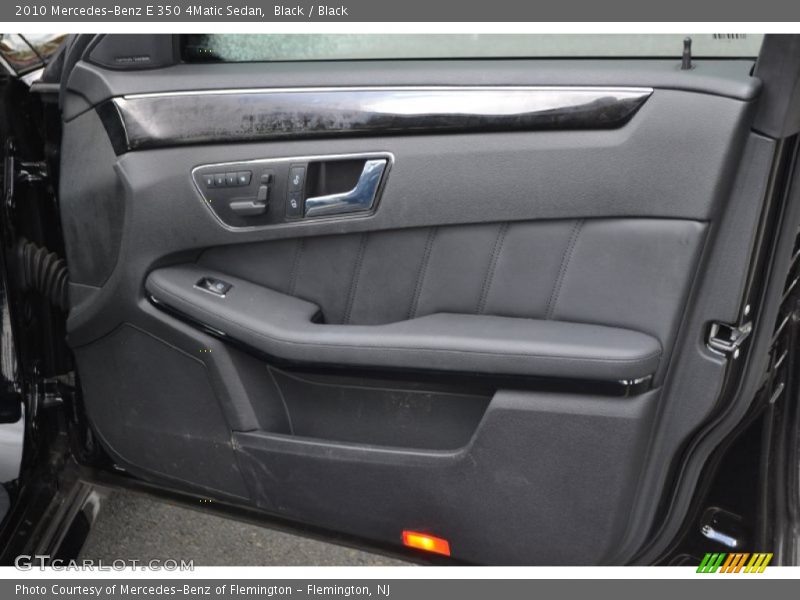 Black / Black 2010 Mercedes-Benz E 350 4Matic Sedan
