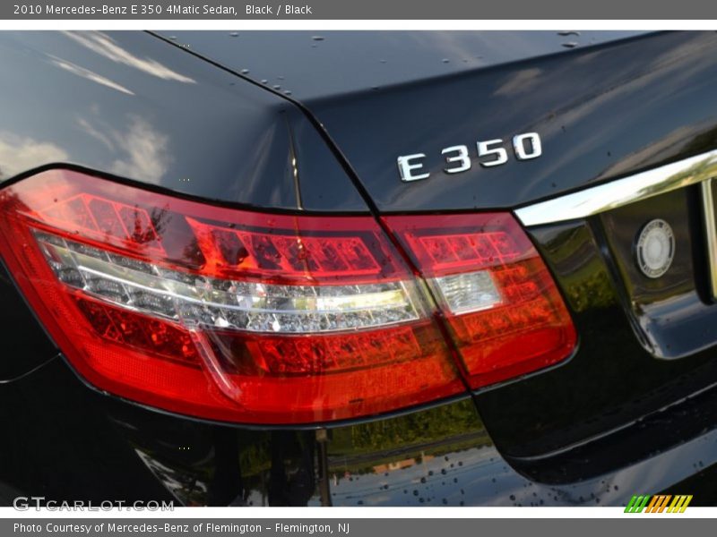 Black / Black 2010 Mercedes-Benz E 350 4Matic Sedan