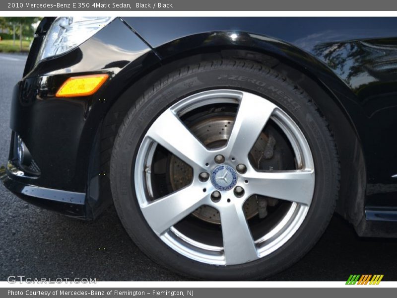 Black / Black 2010 Mercedes-Benz E 350 4Matic Sedan