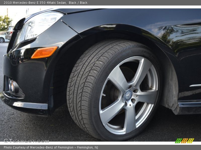 Black / Black 2010 Mercedes-Benz E 350 4Matic Sedan