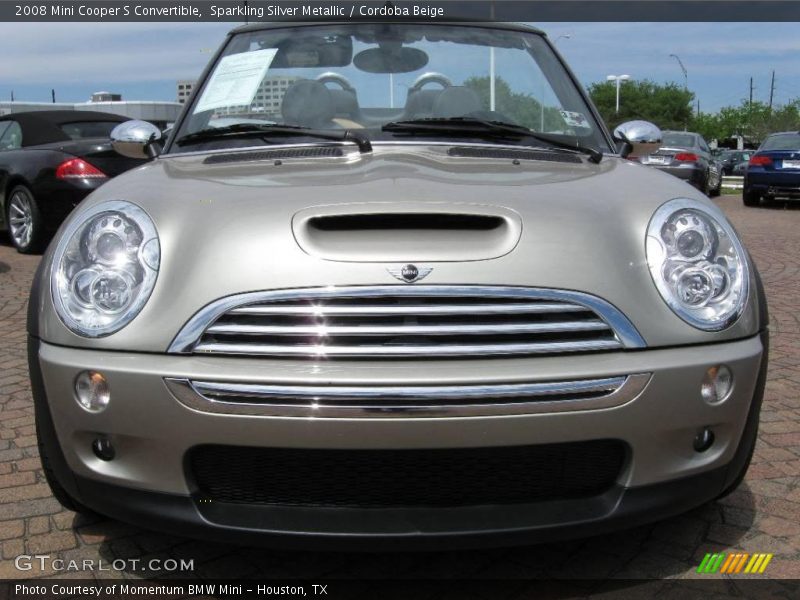 Sparkling Silver Metallic / Cordoba Beige 2008 Mini Cooper S Convertible