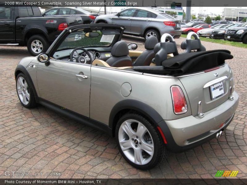 Sparkling Silver Metallic / Cordoba Beige 2008 Mini Cooper S Convertible