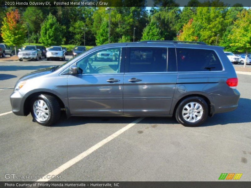 Polished Metal Metallic / Gray 2010 Honda Odyssey EX