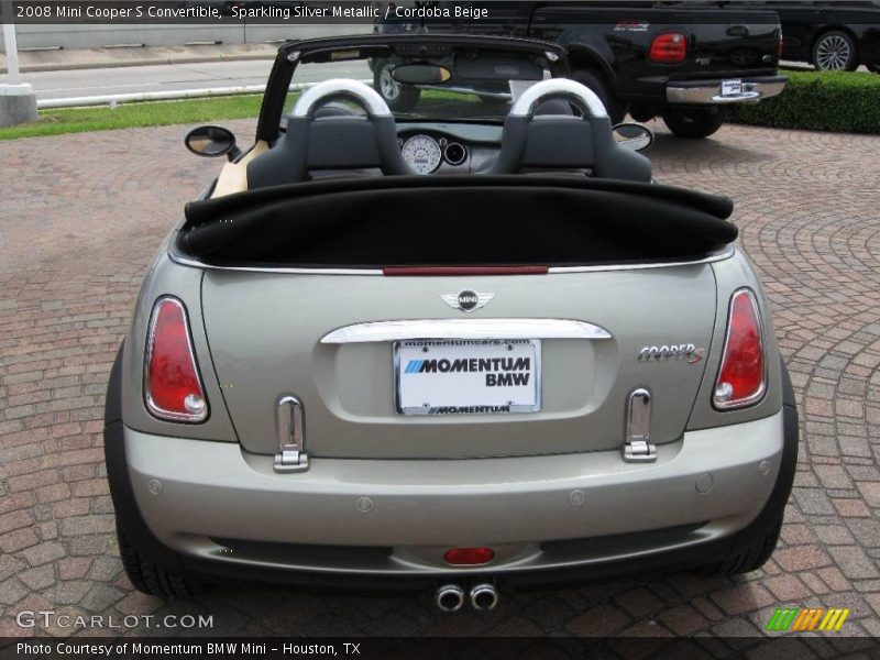 Sparkling Silver Metallic / Cordoba Beige 2008 Mini Cooper S Convertible