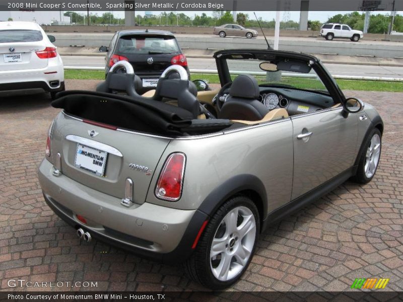 Sparkling Silver Metallic / Cordoba Beige 2008 Mini Cooper S Convertible