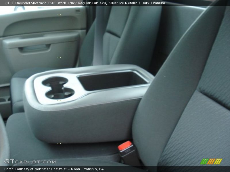 Silver Ice Metallic / Dark Titanium 2013 Chevrolet Silverado 1500 Work Truck Regular Cab 4x4