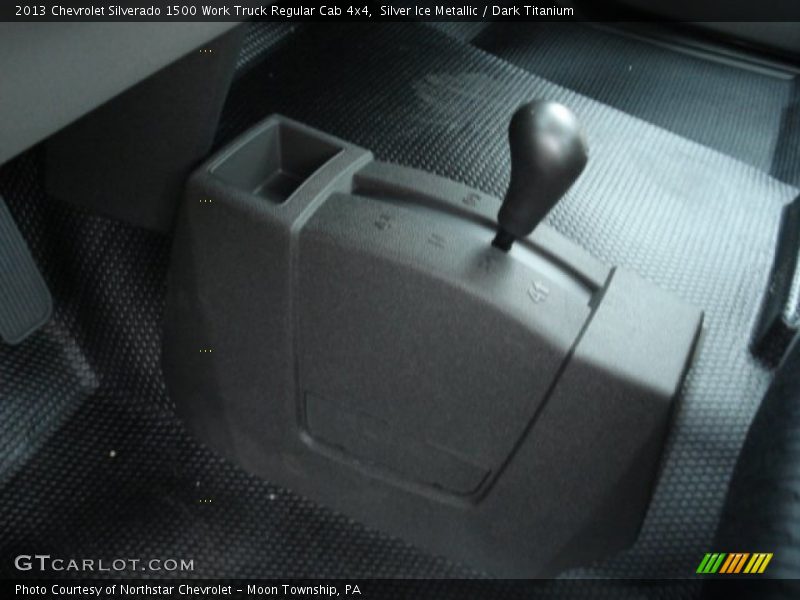 Silver Ice Metallic / Dark Titanium 2013 Chevrolet Silverado 1500 Work Truck Regular Cab 4x4