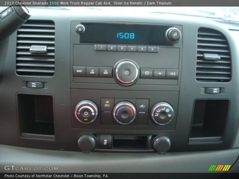Silver Ice Metallic / Dark Titanium 2013 Chevrolet Silverado 1500 Work Truck Regular Cab 4x4