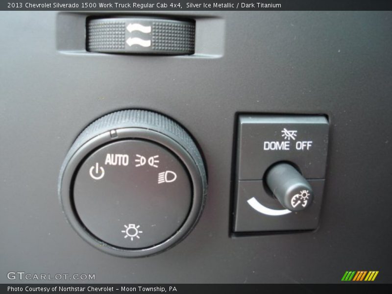 Silver Ice Metallic / Dark Titanium 2013 Chevrolet Silverado 1500 Work Truck Regular Cab 4x4