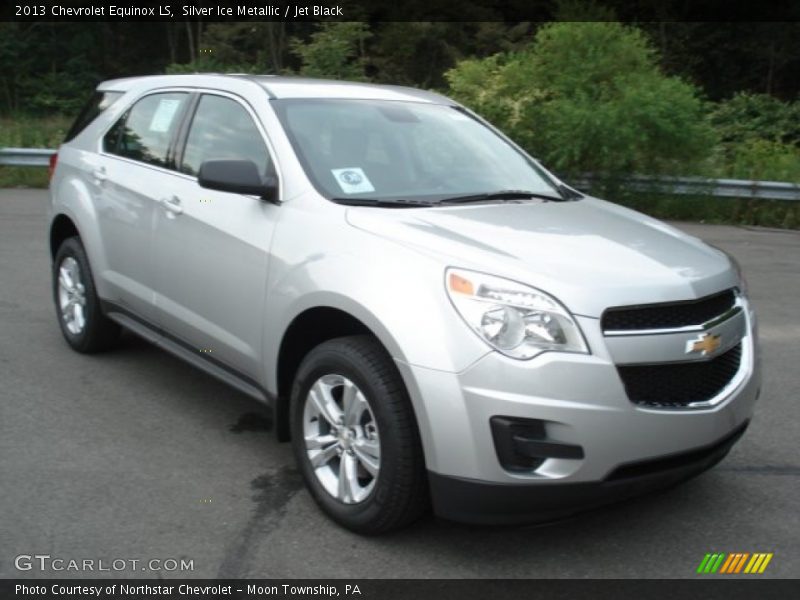 Silver Ice Metallic / Jet Black 2013 Chevrolet Equinox LS