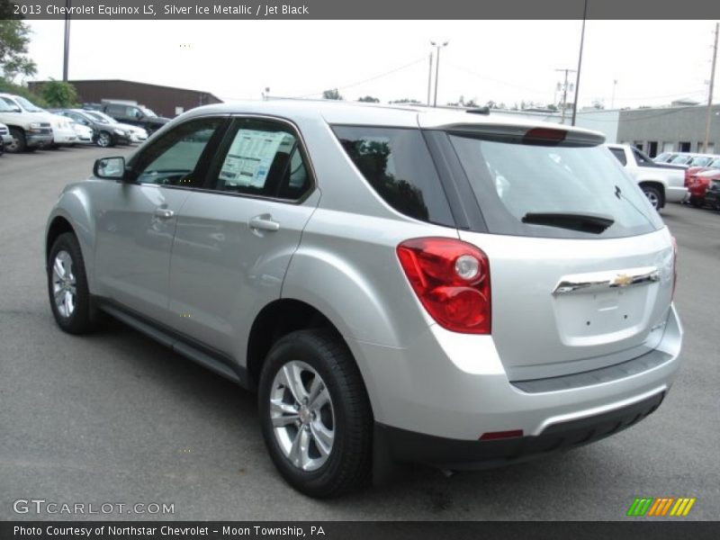 Silver Ice Metallic / Jet Black 2013 Chevrolet Equinox LS