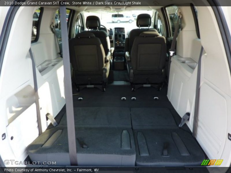 Stone White / Dark Slate Gray/Light Shale 2010 Dodge Grand Caravan SXT Crew