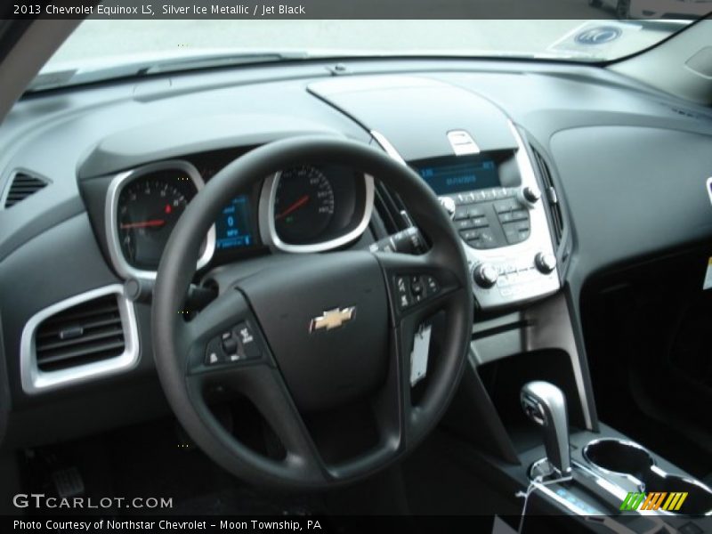 Silver Ice Metallic / Jet Black 2013 Chevrolet Equinox LS