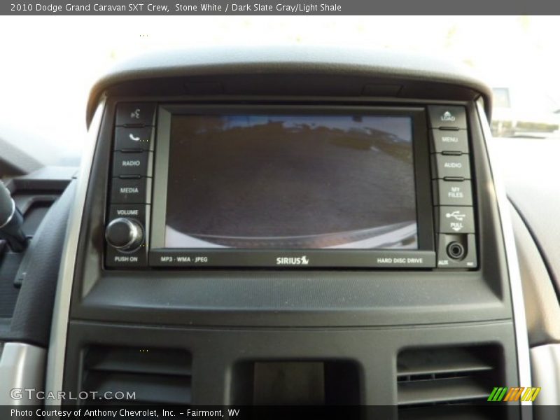 Stone White / Dark Slate Gray/Light Shale 2010 Dodge Grand Caravan SXT Crew